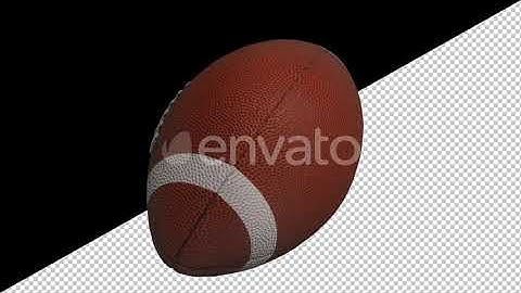 American Football Ball On Alpha Channel Loops Pack V1 | Motion Graphics - Envato elements