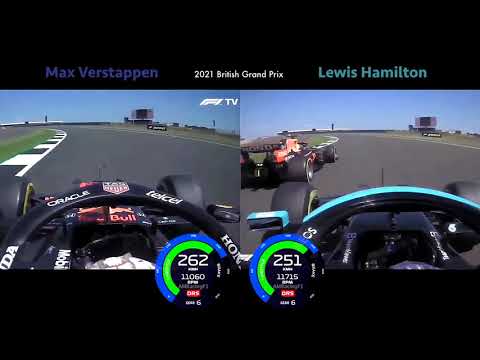 F1 2021 Hamilton vs Verstappen Crash Race Onboard - British Grand Prix | With Telemetry