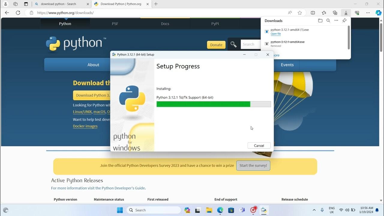 How to install python. - YouTube