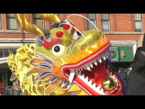Butte braves freezing weather to celebrate annual Chinese New Year Parade - YouTube