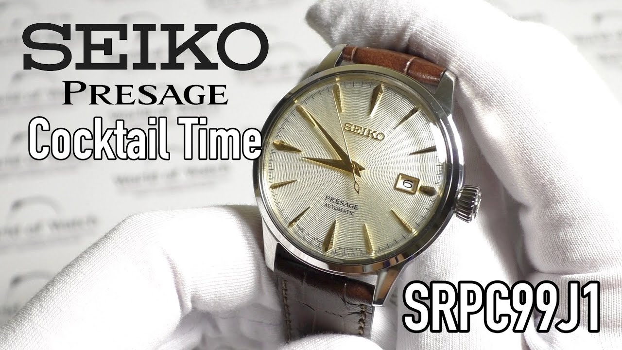 SEIKO Presage SRPC99J1 Cocktail Time - YouTube