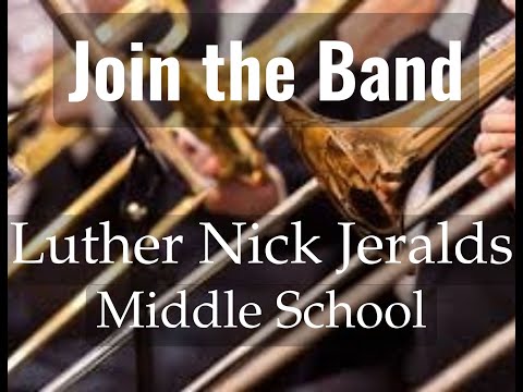 Luther Nick Jeralds Middle School Band