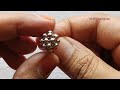 Steel bead jewelry set/Necklace/Earrings/Ring/Tutorial diy