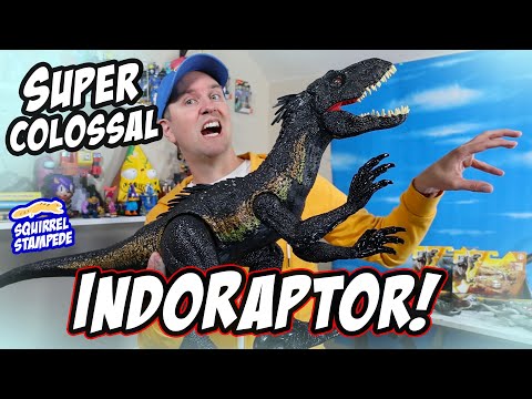 Jurassic World Super Colossal Indoraptor & Dino Trackers Indominus Rex are here to Amaze! Review