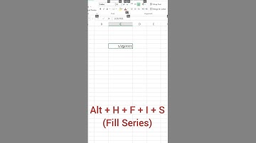 Excel trick to save lot of time | Insert Date Quickly #shorts