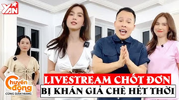 Ngọc Trinh - Vũ Khắc Tiệp vẫn lăn xả livestream "chốt đơn" dù bị nói “kém sang hết thời”