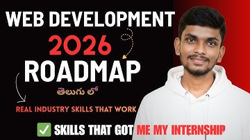 Web development complete roadmap telugu 2026 | Full stack developer guide | MERN Stack in Telugu