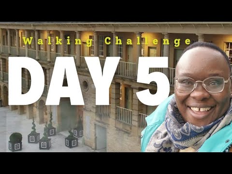Walking Challenge 🔥 Day 5 of 7| Visiting Halifax Piece Hall, YORKSHIRE 🇬🇧