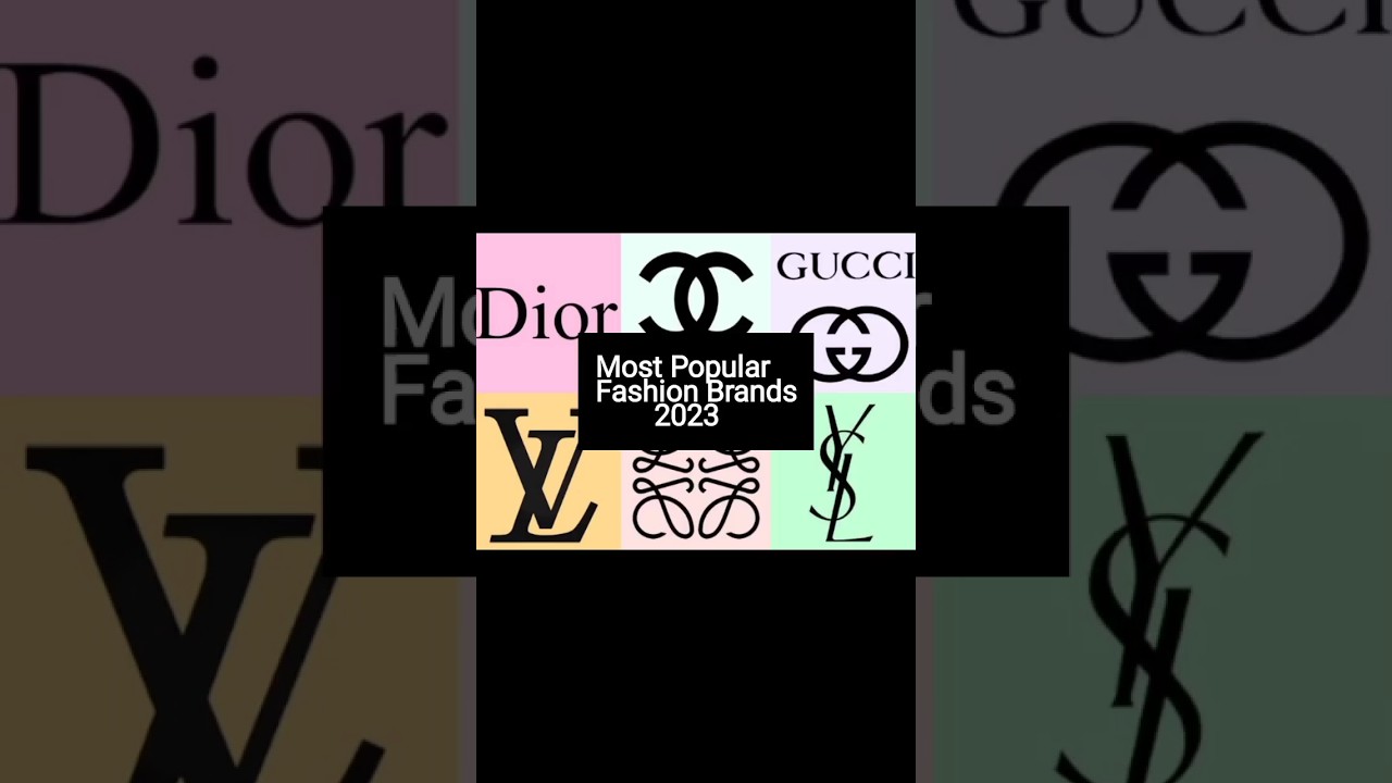 Most Popular Fashion Brands 2023 top fact fashion brand 2023 YouTube