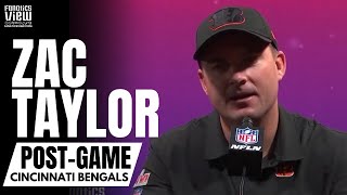 Zac Taylor Reacts to Cincinnati Bengals Losing Super Bowl vs. Rams & Joe Burrow's Play in First Bowl