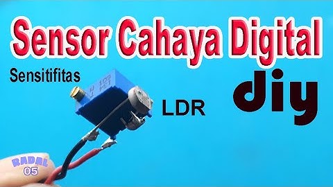 Sensor Cahaya Digital LDR Sensor Ide Kreatif Elektronik DIY