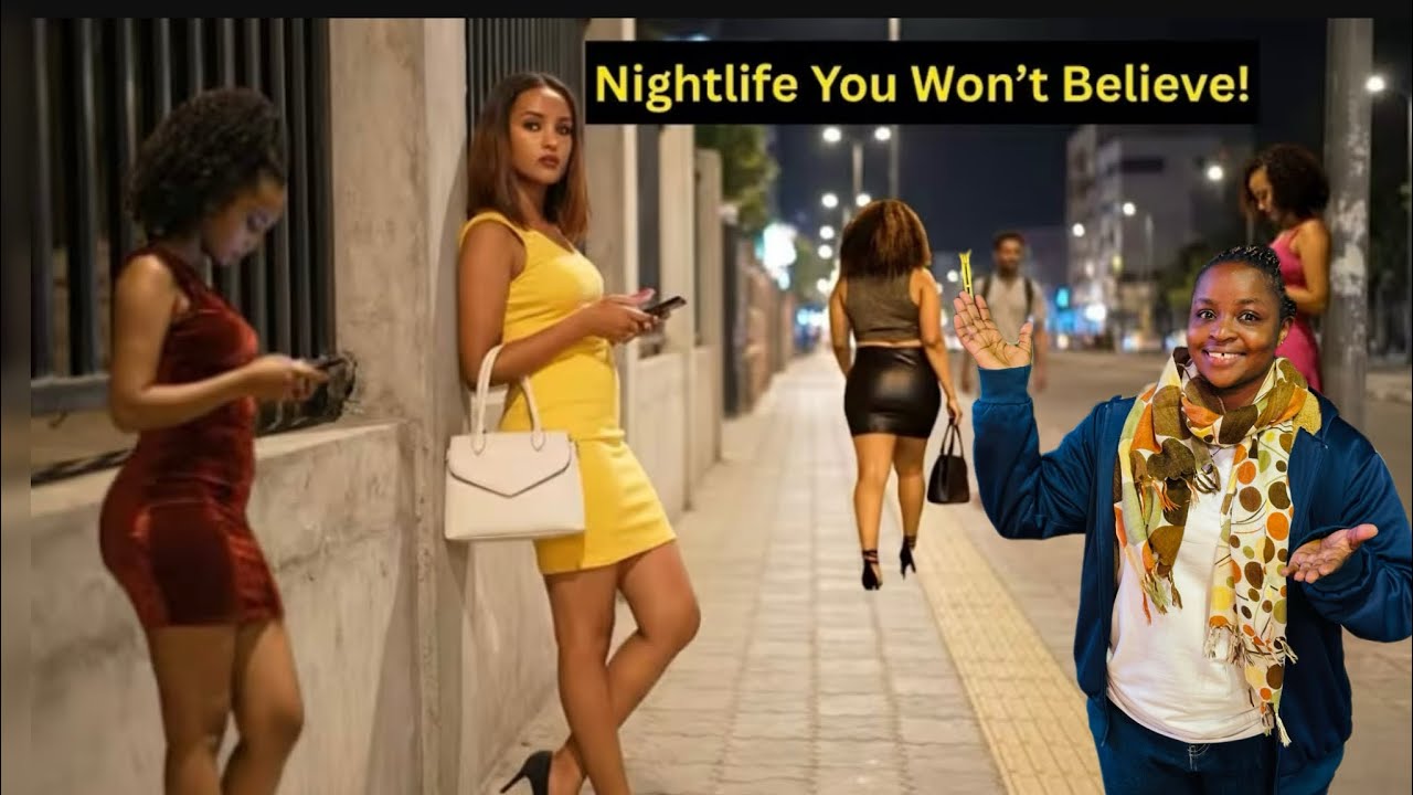 Невероятная ночная жизнь в городе Аддис-Абеба 🇪🇹