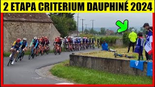 2 ETAPA CRITERIUM DAUPHINE 2024 BESTIAL SUBIDA REMCO ROGLIC y BUITRAGO