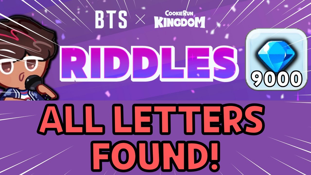 New Coupon CODE: ALL 16 Letters Found! Let's Solve the Riddle! 💎| Cookie  Run Kingdom - YouTube