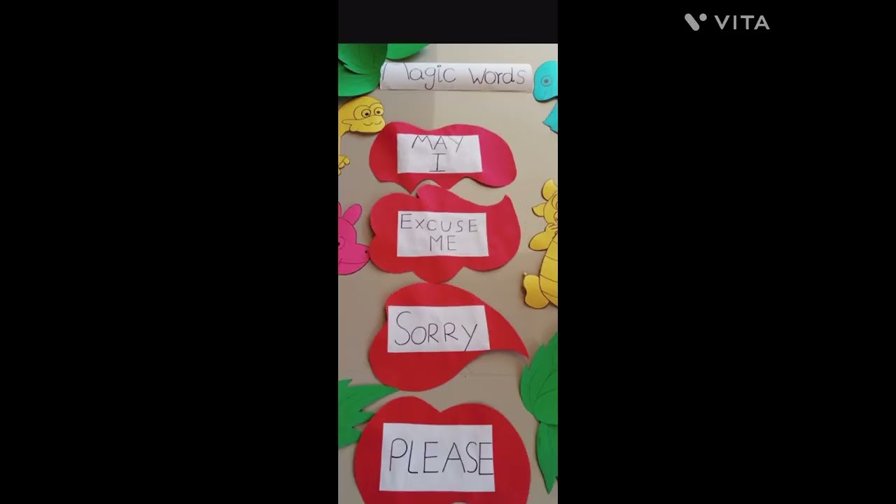 magic words wall decoration 🎀