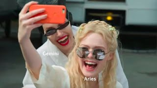 gemini celebrities being their zodiac sign