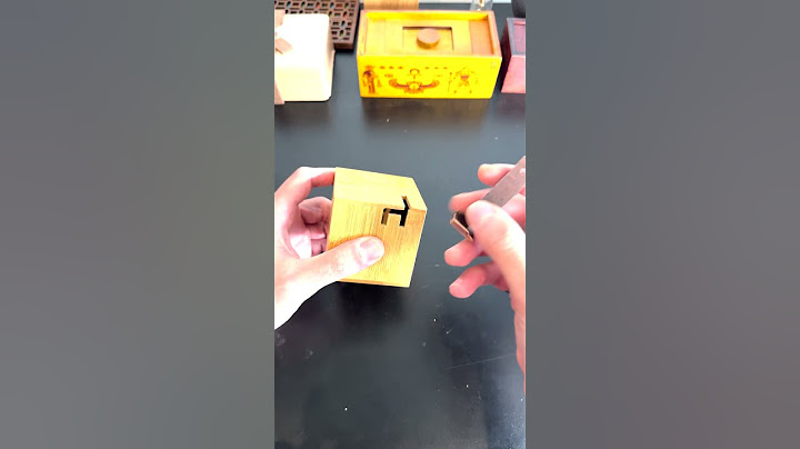 تعرف تحل لغز الصندوق المستحيل؟