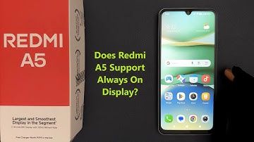 Does Redmi A5 Support Always On Display?