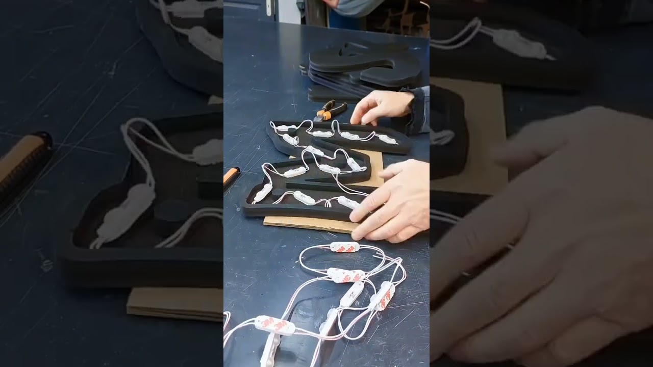 Lettres PVC avec RETRO éclairage LEDS