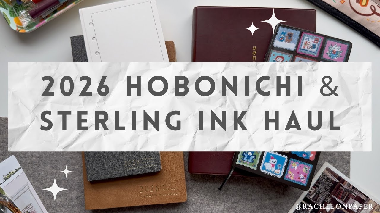 HOBONICHI & STERLING INK HAUL 2026 | Предварительный обзор моей линейки планировщиков и ежедневни...