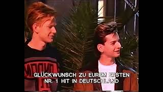 DEPECHE MODE-PEOPLE ARE PEOPLE at number 1 in Germany mini interview from 1st May 1984 Formel Eins