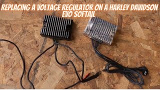 Harley Davidson voltage regulator replacement.