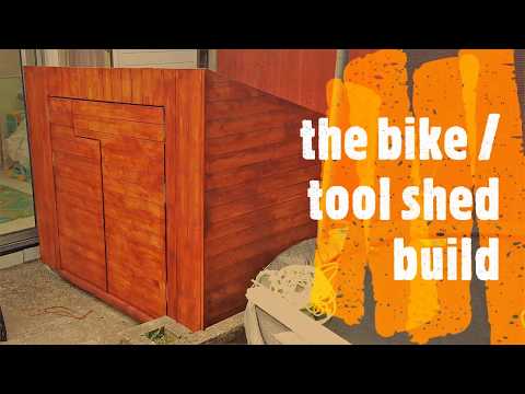 building-a-bike-shed-/-tool-shed-from-scratch---contemporary-design,-start-to-finish