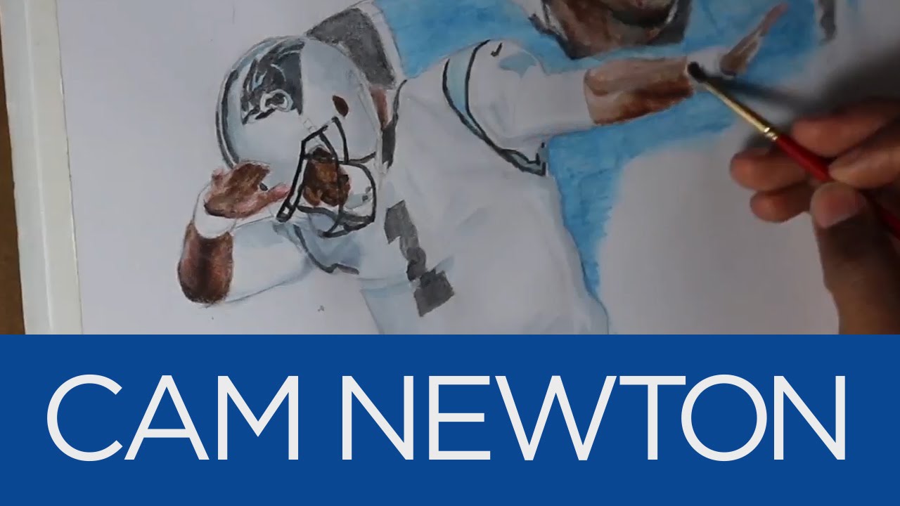  Cam  Newton  Time lapse Drawing  One Last Dab  YouTube