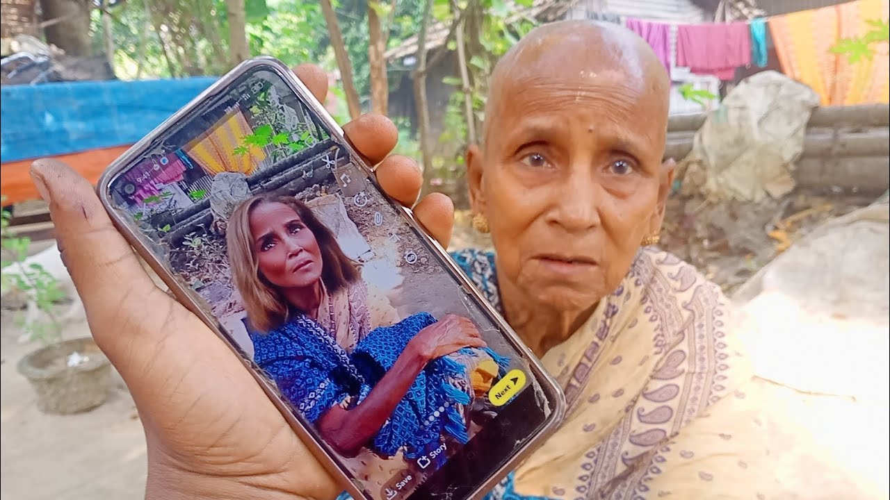 ঠাকুমাকে টাক করে দিলাম 😍