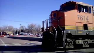 A Northbound BNSF #7614 Inter-Model Stack Train