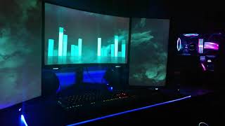Logitech G560 Audio Visualizer | Vanilla Twilight - Owl City