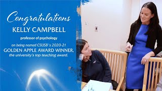 CSUSB&#39;s 2020-21 Golden Apple award – the university&#39;s top teaching award