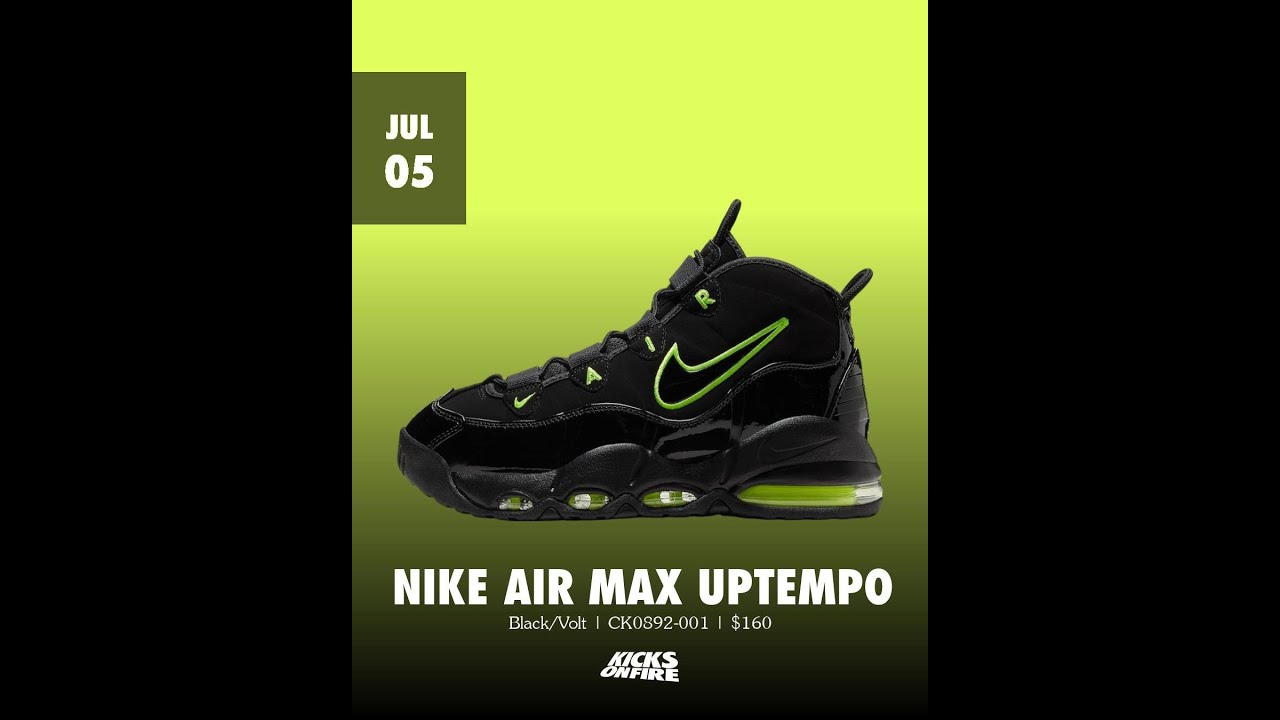 uptempo 95 black volt