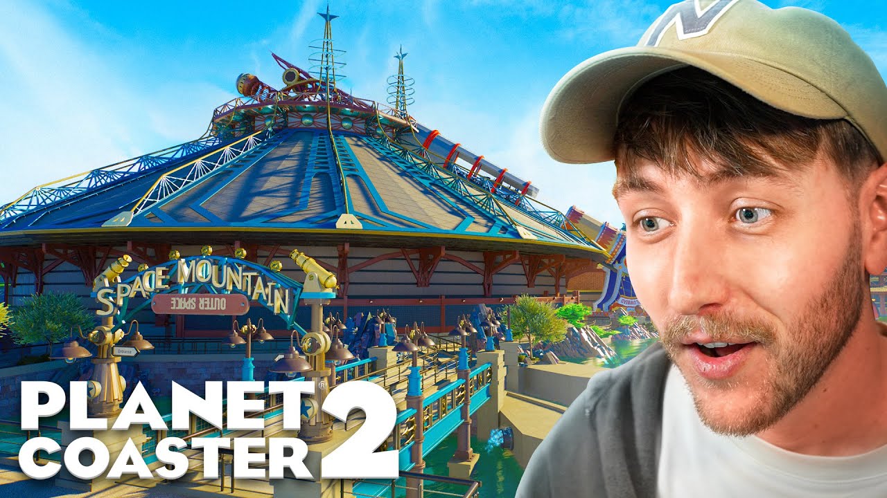 DE SPACE MOUNTAIN IN PLANET COASTER 2 IS SICK!