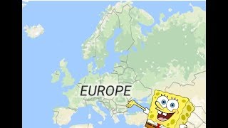 Europe Portrayed by Spongebob