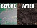 Amazing garden soil transformation using wood chips
