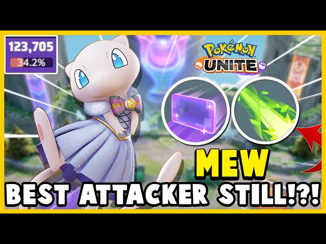 Pokemon UNITE: Mew (Attacker) Gameplay 