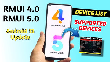 Realme UI 4.0 new update | Android 13 new update | Supported devices list | Realme UI 5.0