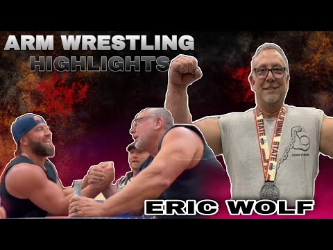 230 Pound Right Hand | Arm Wrestling Highlights - Eric Wolf