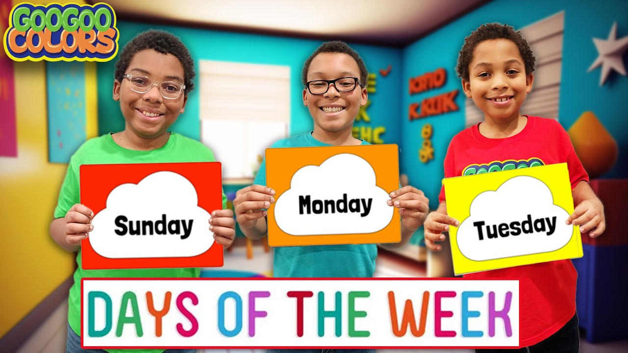 Days of the Week Routine. Nursery Rhyme Stories with Goo Goo Gaga