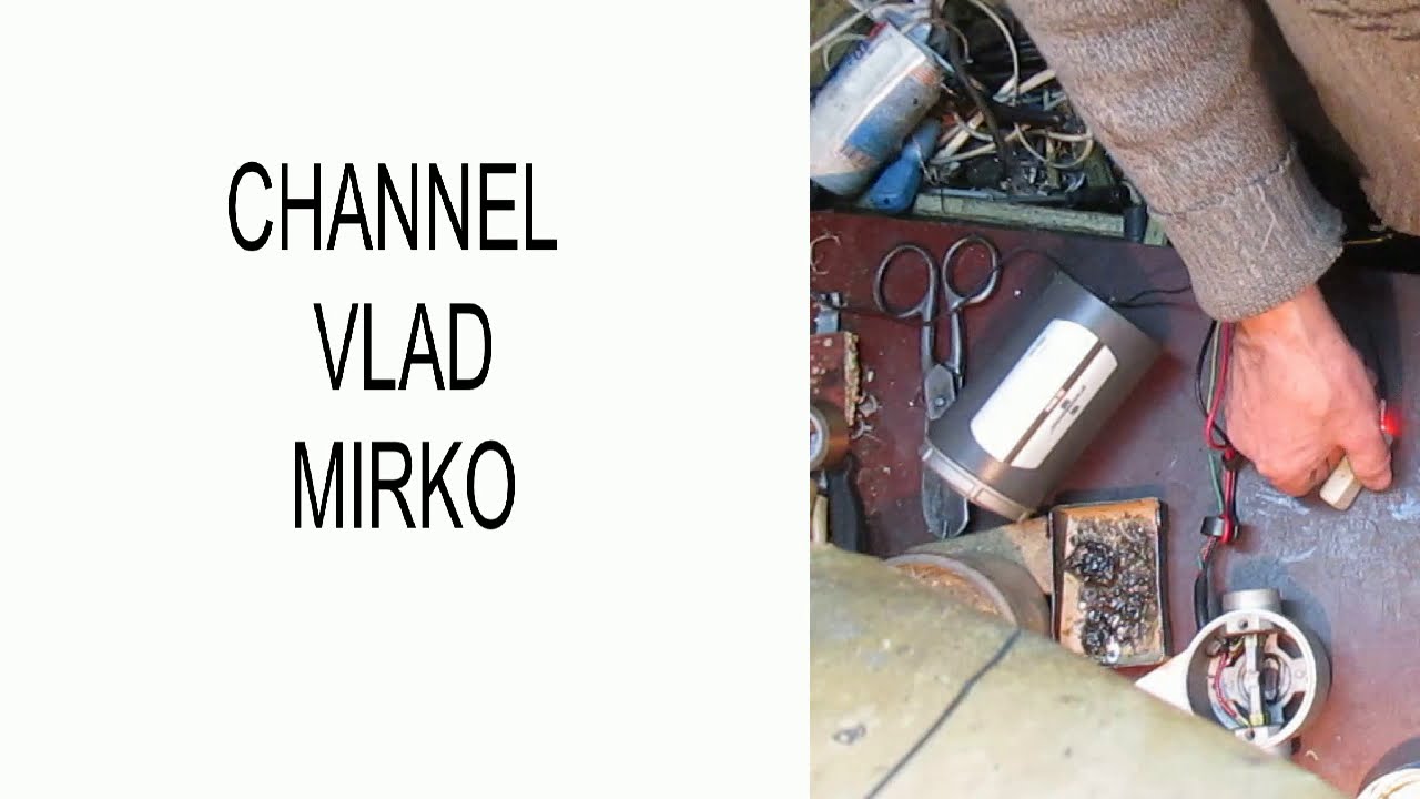 DC motor model GMD118-1,  diagnostics.