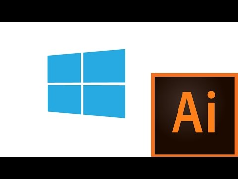 How to design Microsoft Windows Logo in Adobe Illustrator CC 2017