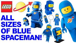 ALL sizes of Lego Classic Spacemen - I have a huge display of them!