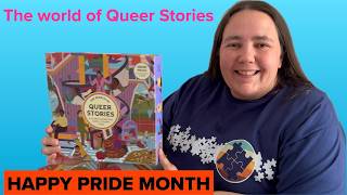 Welcome to The world of Queer Stories. A jigsaw celebrating LGBTQ+ literary icons. Happy Pride Month