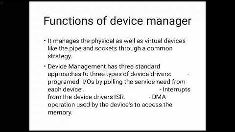 Memory and Device Management (Embedded Systems )