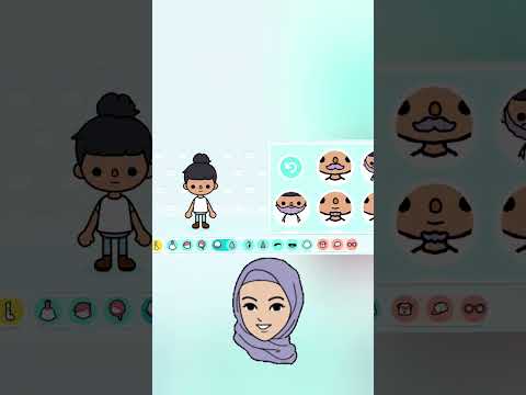 Dressing a hijab girl #tocaboca #tocalife #shortstocaboca #viral #tocashorts