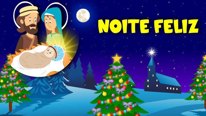 Desenho para colorir Canção de Natal - Noite Feliz : Letras em