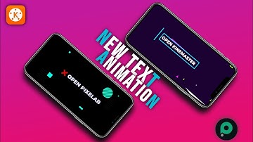NEW TEXT ANIMATION IN KINEMASTER.  TEXT ANIMATION IN PIXELFLOW.  PIXELFLOW TEXT ANIMATION
