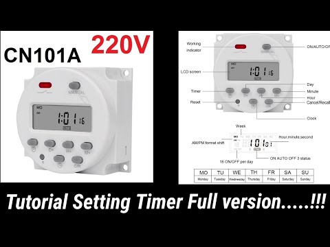 SETTING TIMER DIGITAL TIPE CN101A