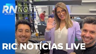 RIC Notícias Live estreia segunda feira às 14h20, na RICtv